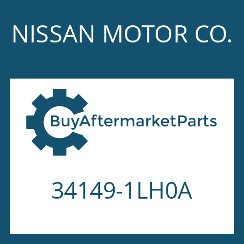 NISSAN MOTOR CO. 34149-1LH0A - SEALING CAP