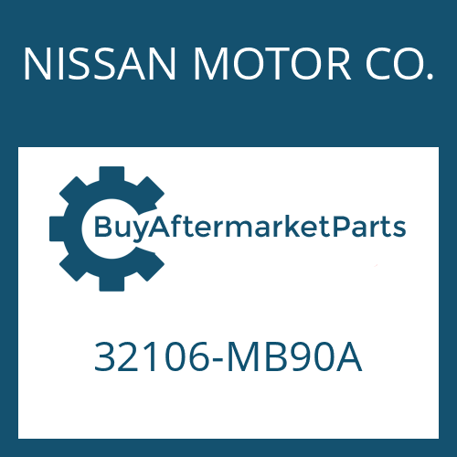 NISSAN MOTOR CO. 32106-MB90A - CYLINDRICAL PIN