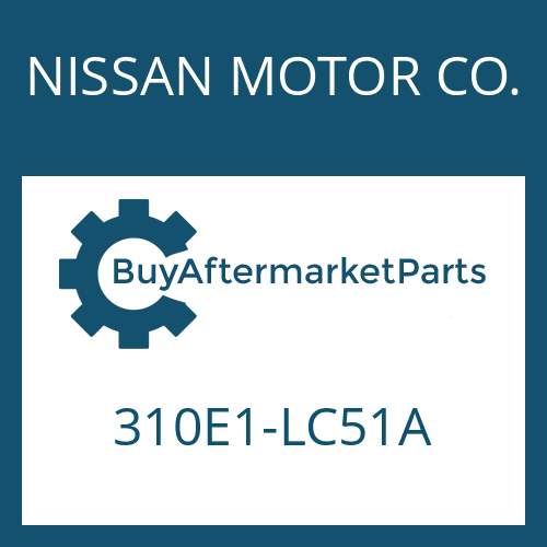 NISSAN MOTOR CO. 310E1-LC51A - CLAMP