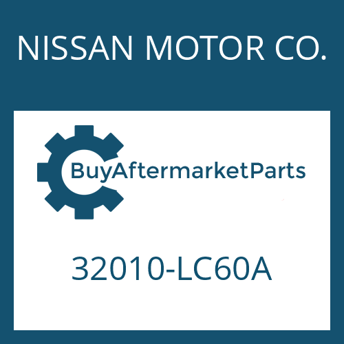 NISSAN MOTOR CO. 32010-LC60A - 6 S 380 V