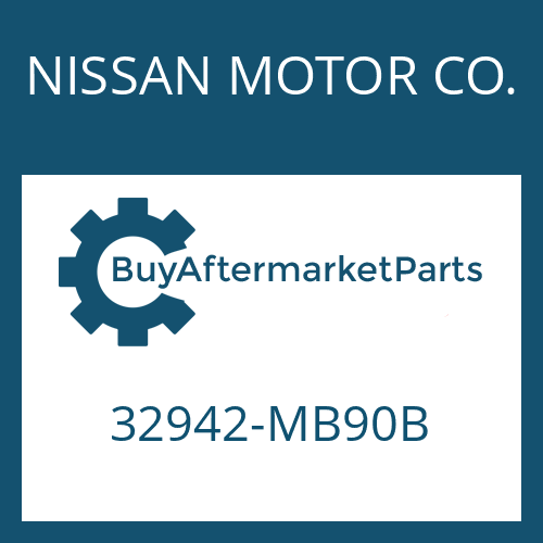 NISSAN MOTOR CO. 32942-MB90B - DRIVER for Heavy Equipment