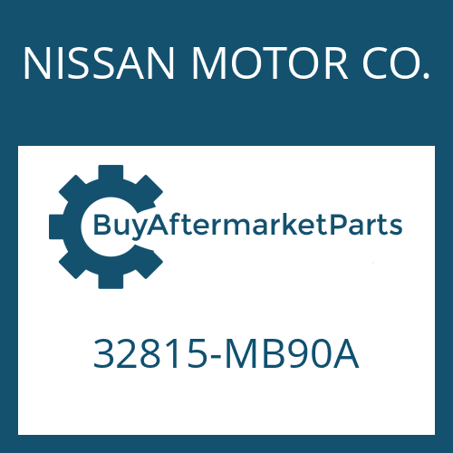 NISSAN MOTOR CO. 32815-MB90A - BOLT for Heavy Equipment