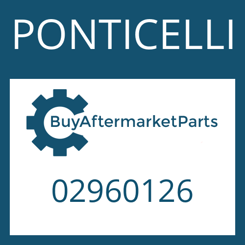 PONTICELLI 02960126 - RETAINING RING