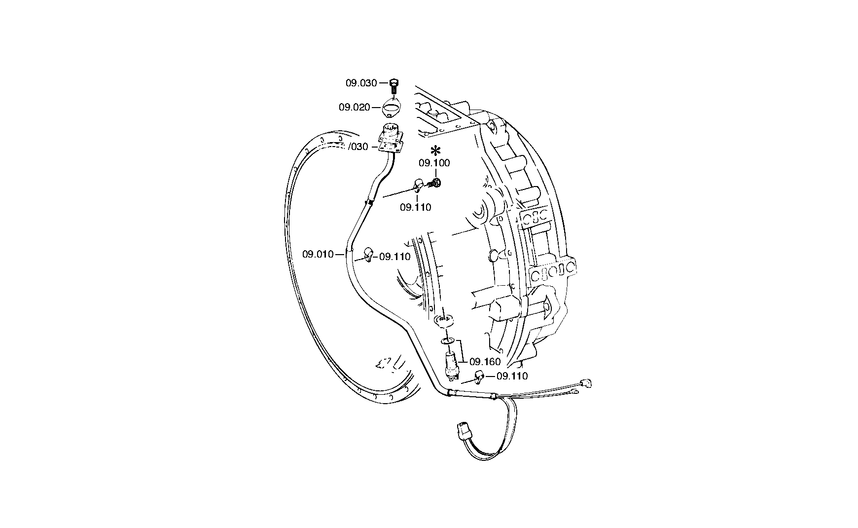 drawing for KYNOS 3092163 - WIRING HARNESS