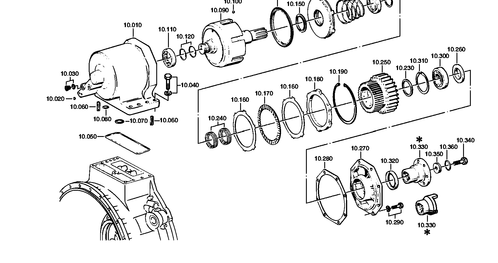 drawing for DAF 1450113 - INNER CLUTCH DISC