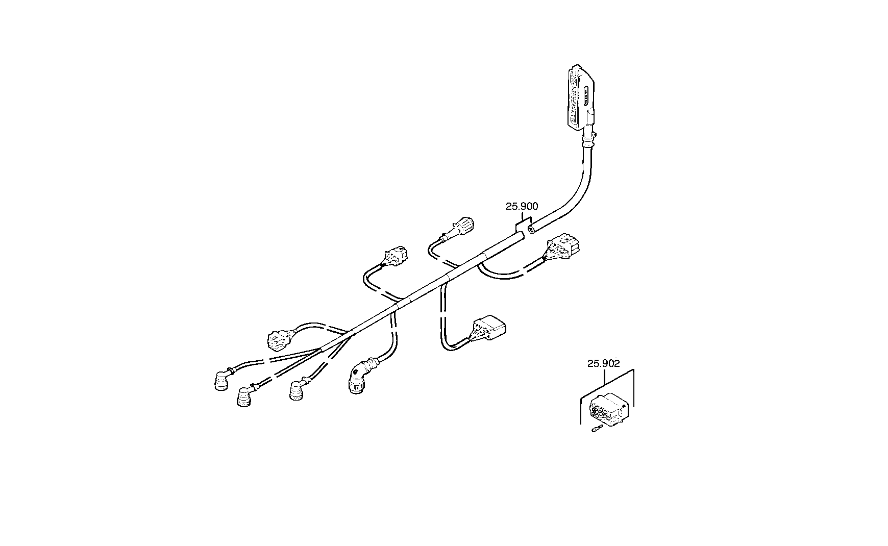 drawing for Hyundai Construction Equipment 6029199005 - PLUG KIT