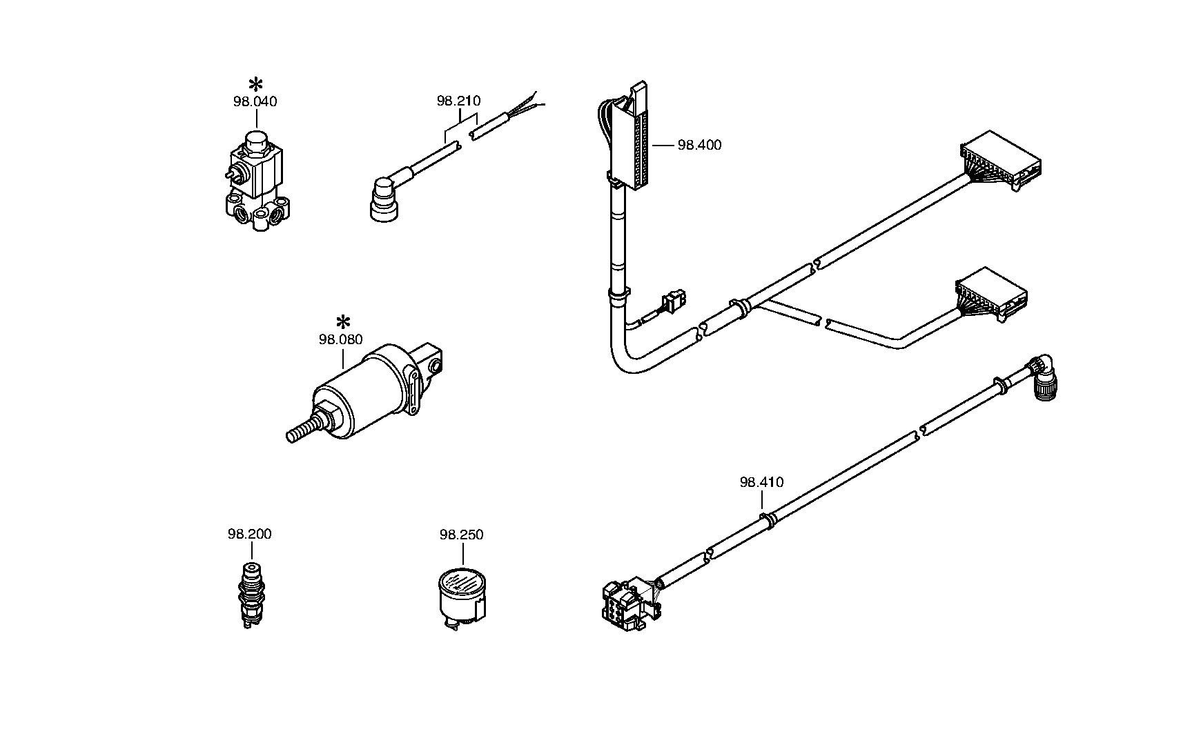 drawing for DAF 1227651 - KICK-D.SWITCH