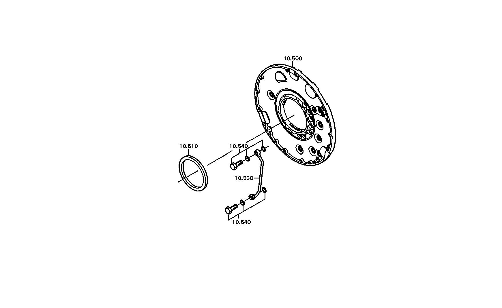 drawing for LIEBHERR GMBH 10028175 - TUBE