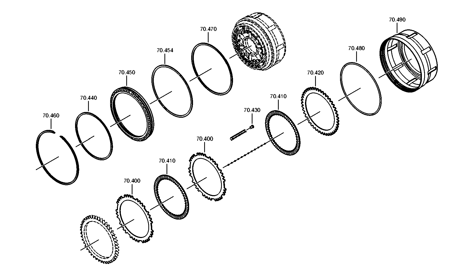 drawing for MERCEDES BUS 000 272 3225 - FRICTION PLATE