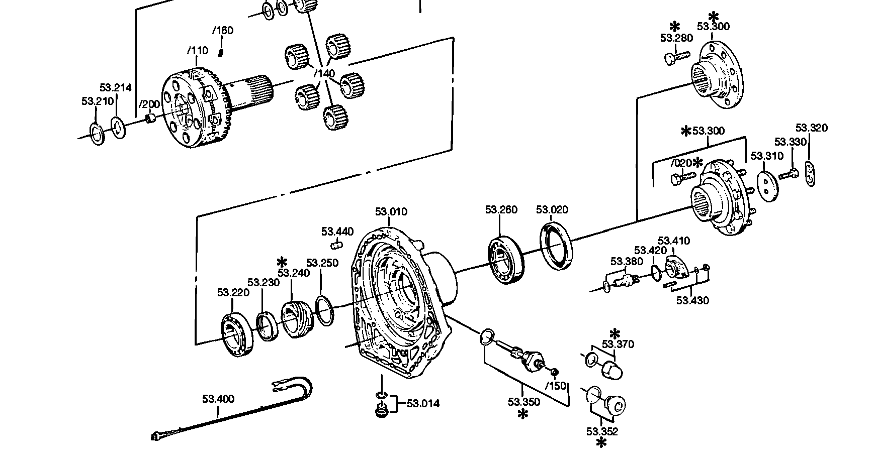 drawing for DAIMLER AG A0002721845 - OUTPUT FLANGE