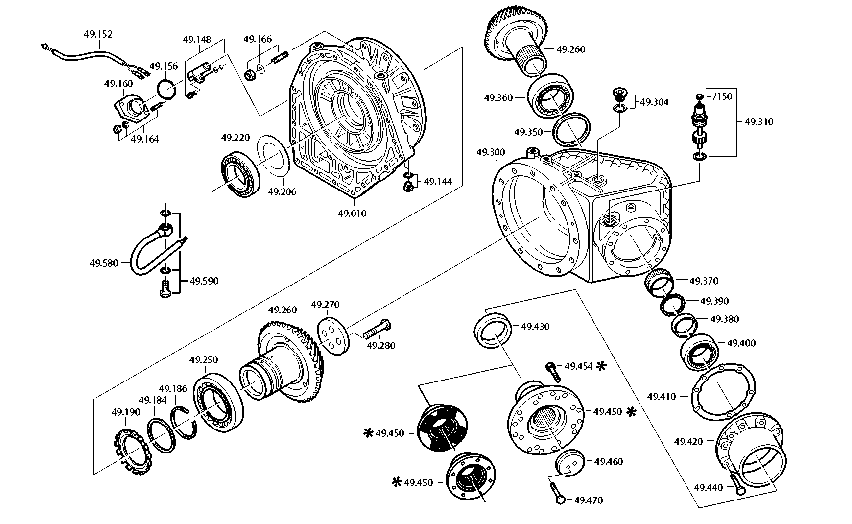 drawing for MAN N1.01401-2640 - PLANET CARRIER