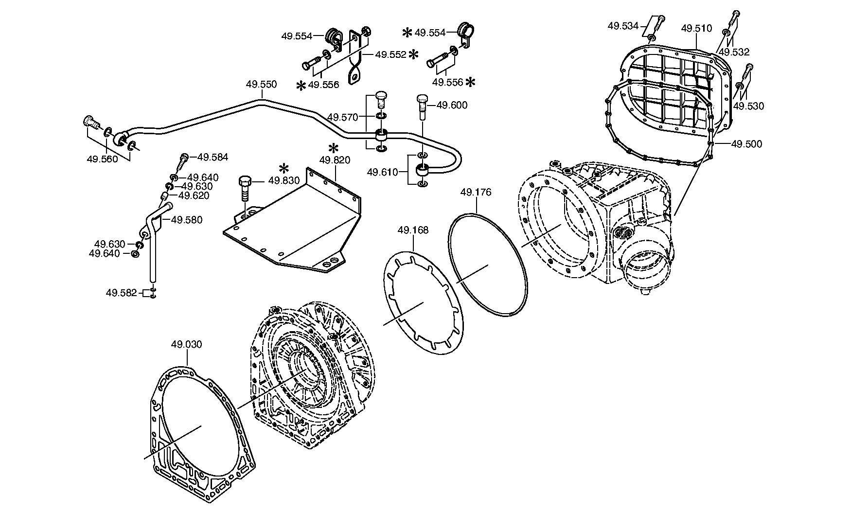 Technical drawing of Hyundai Construction Equipment ZGAQ-02740 BEARING-TAPERROLLER with dimensions and layout (figure 5)