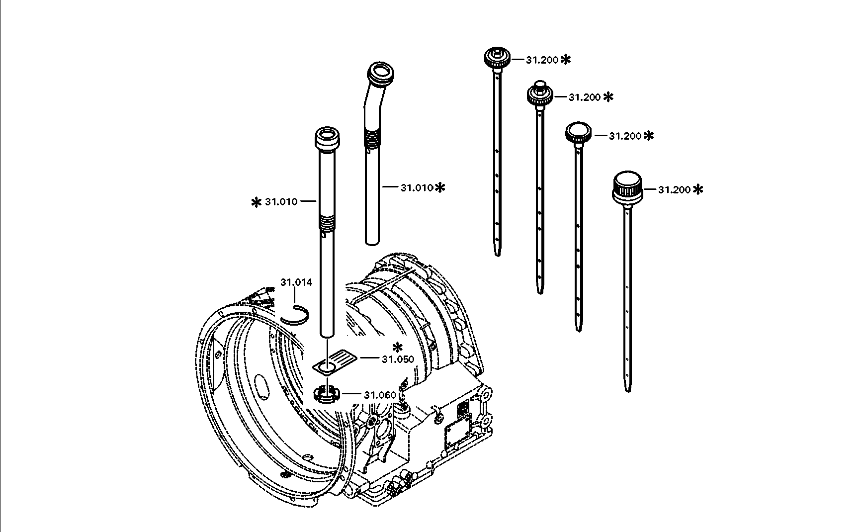 drawing for VOLVO TRUCKS UNNUMBERED - OIL PAN