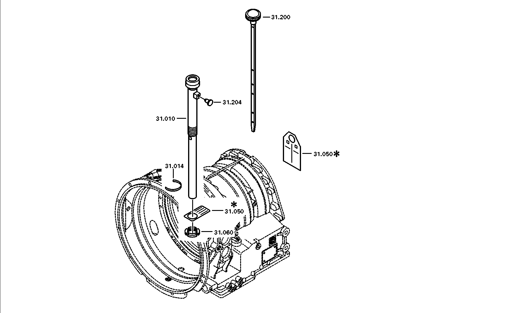 drawing for VOLVO 85122425 - FILLER TUBE