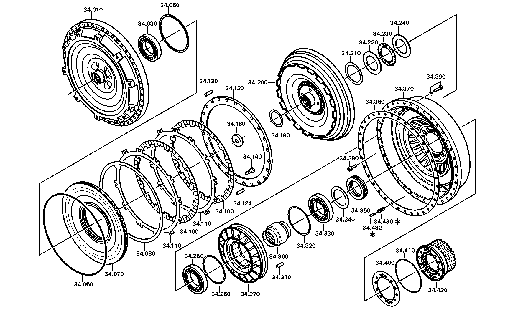 drawing for ALVIS VICKERS LTD. 01905419 - BALL BEARING