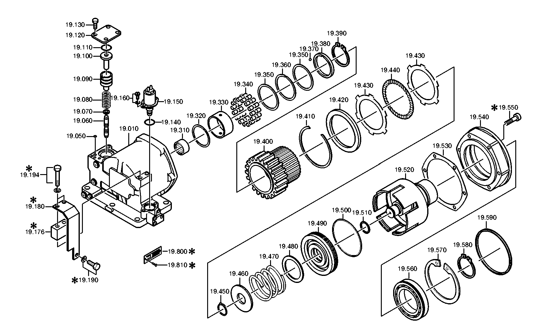 drawing for CLAAS CSE 05992090 - HOUSING