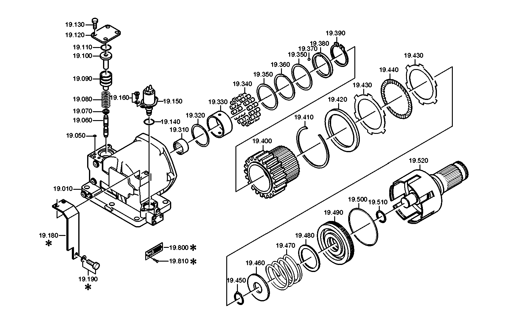 drawing for CLAAS CSE 05992090 - HOUSING