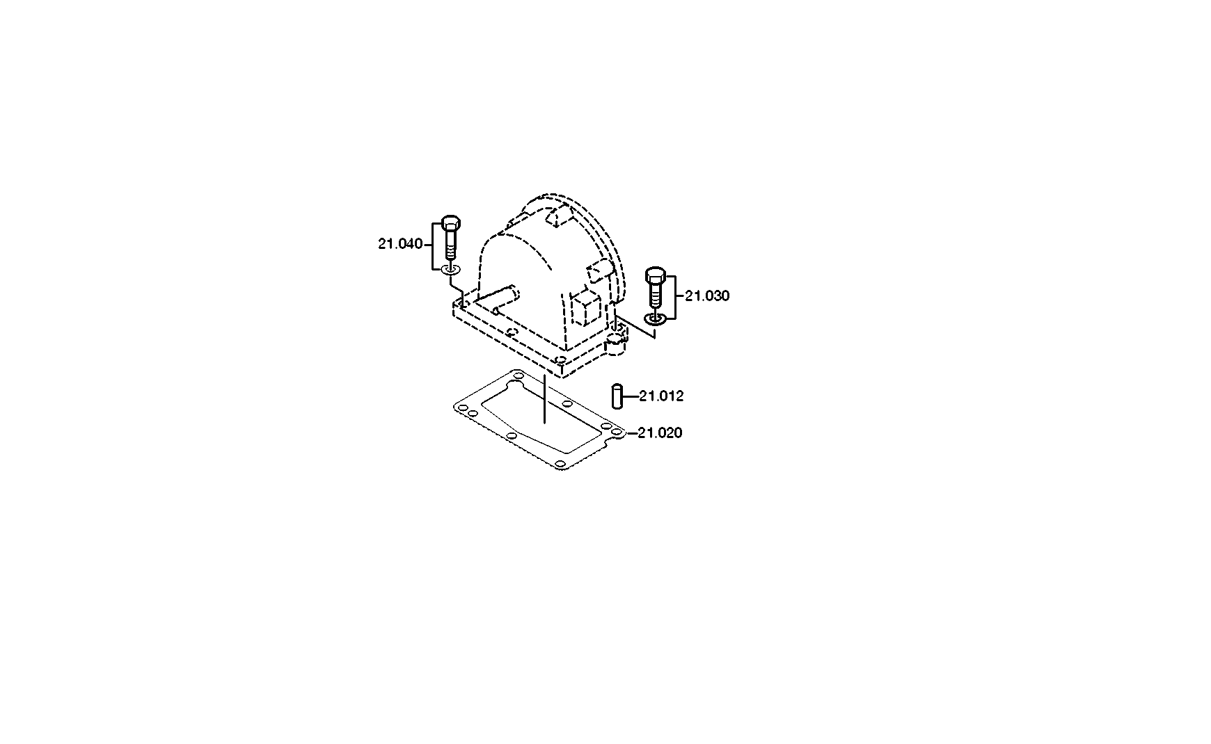 drawing for MANNESMANN 42089612 - HOUSING