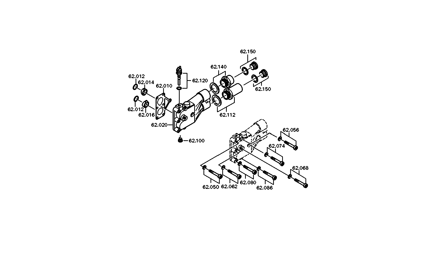 drawing for MOWAG MOTOWAGENFABRIK AG 731125 - TUBE