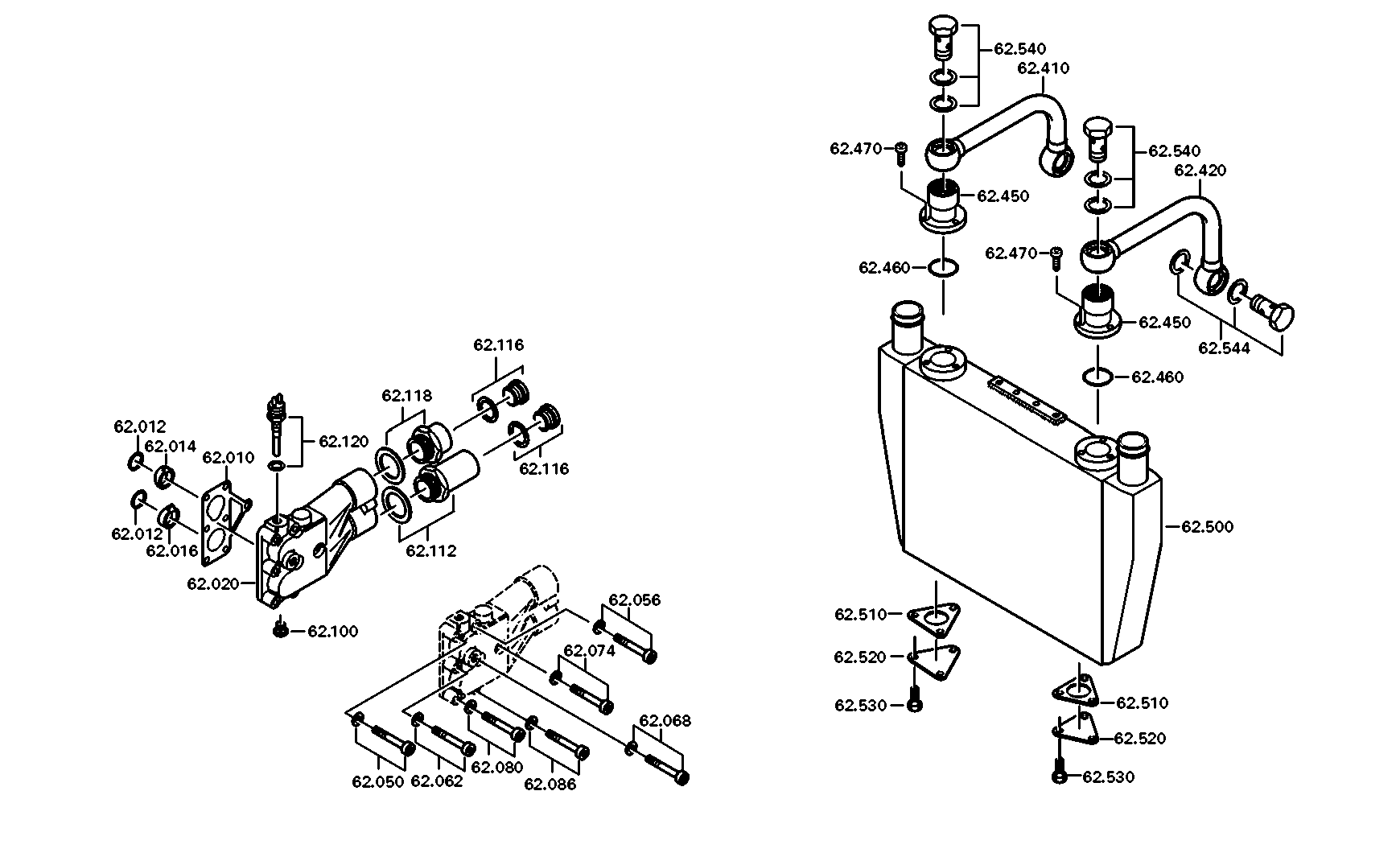 drawing for MOWAG MOTOWAGENFABRIK AG 731125 - TUBE