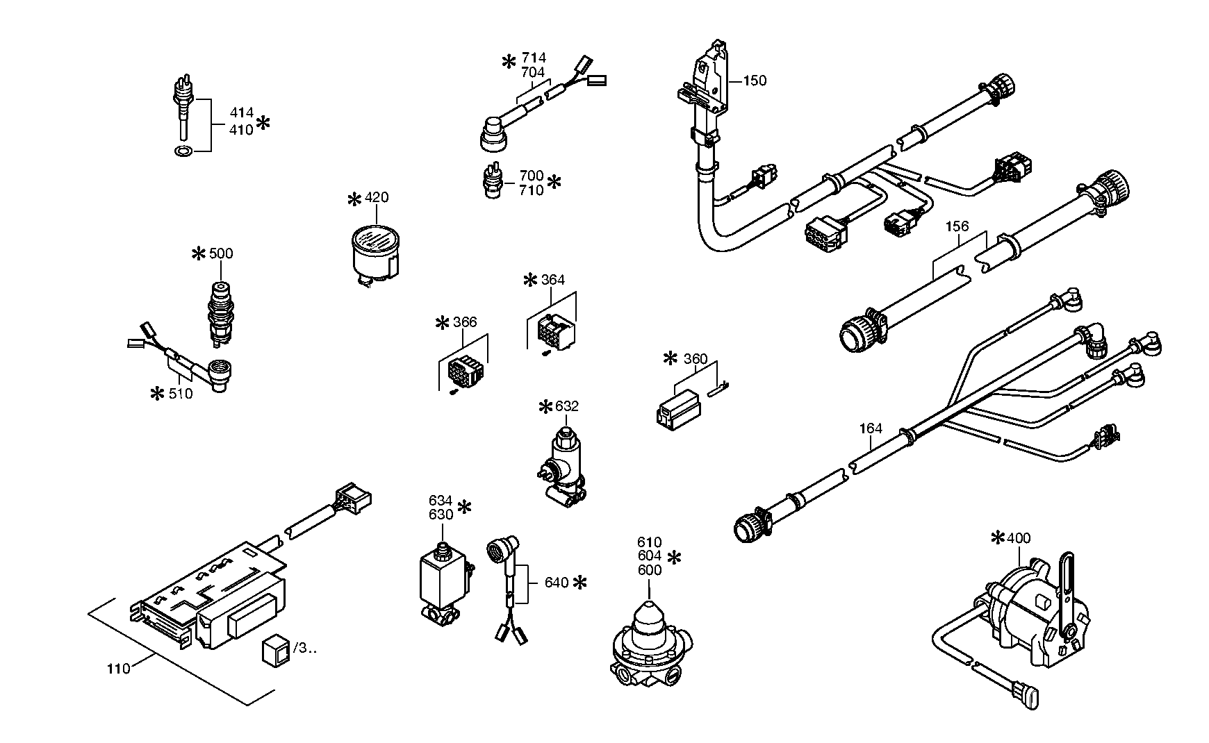 drawing for Hyundai Construction Equipment 6029199005 - PLUG KIT