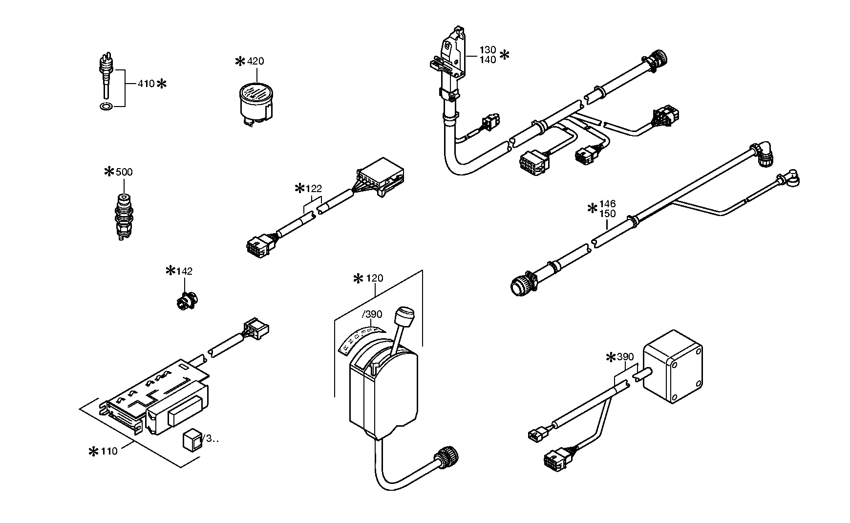 drawing for DAIMLER AG A0015400145 - FS ELEK