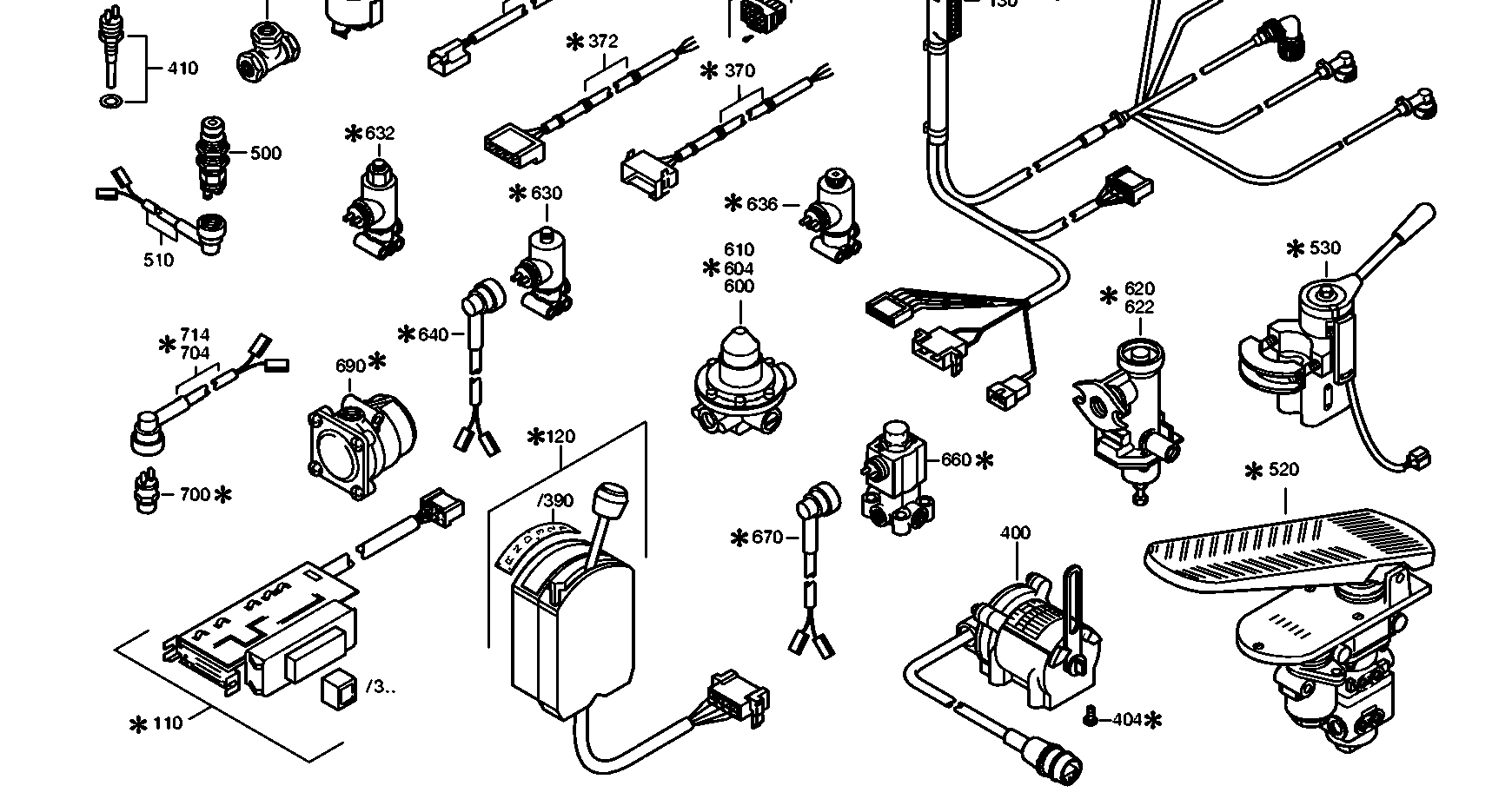 drawing for NEOPLAN BUS GMBH 010810310 - KICK-D.SWITCH