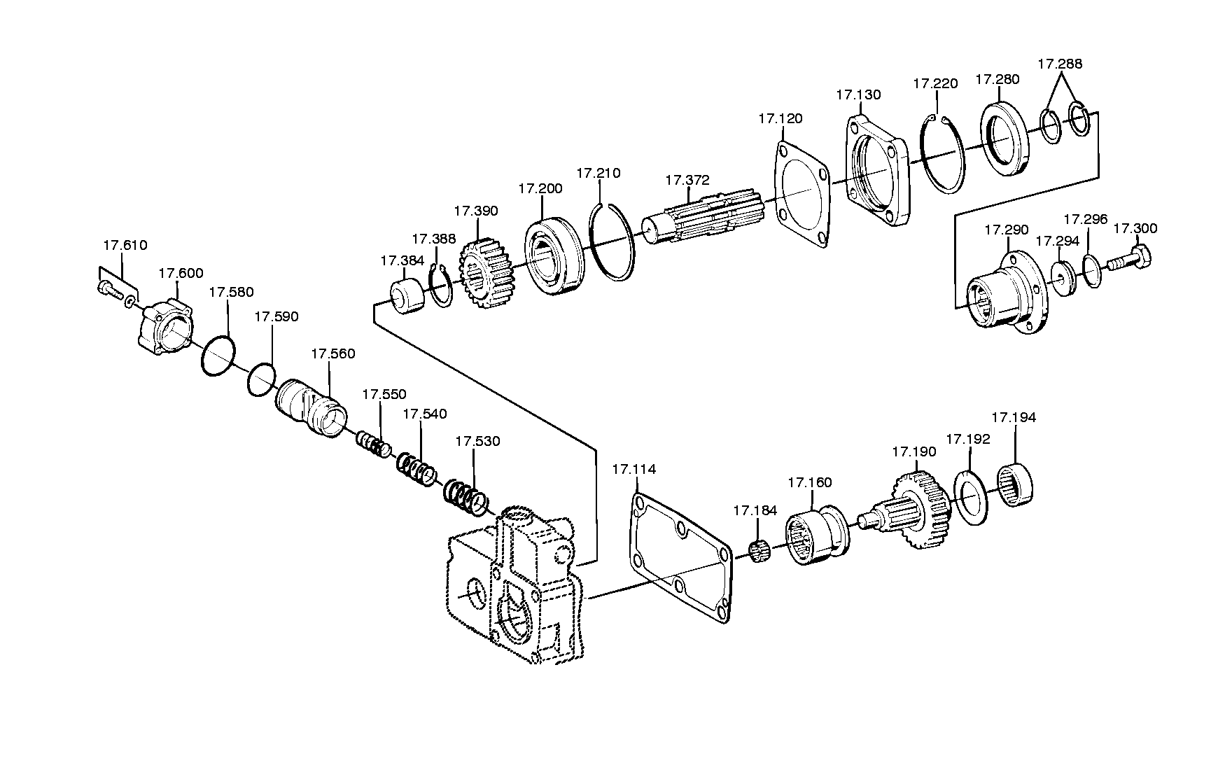 drawing for IVECO 5000288910 - HOUSING