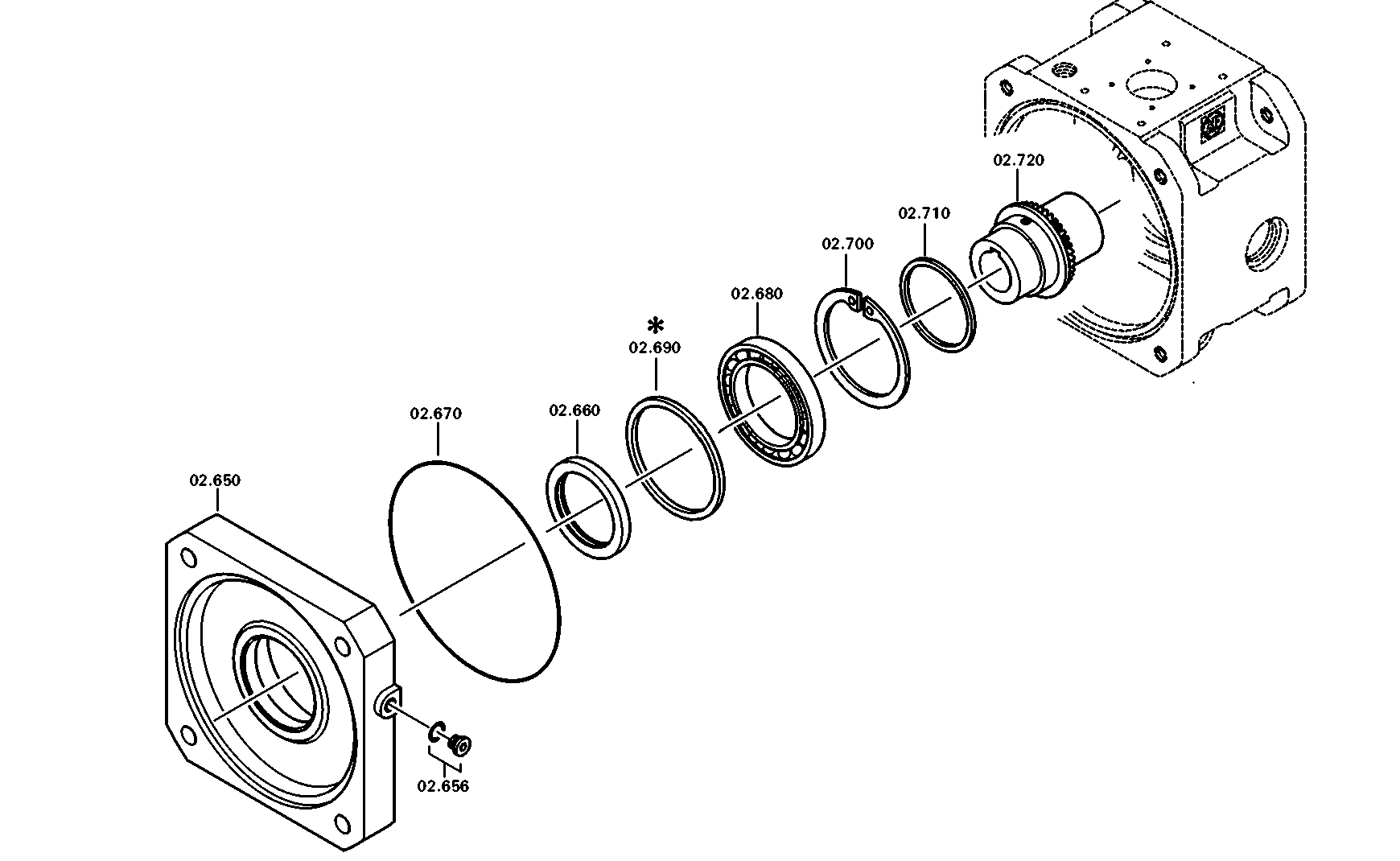 drawing for ATOY OY ATOCO 35D3 - BALL BEARING