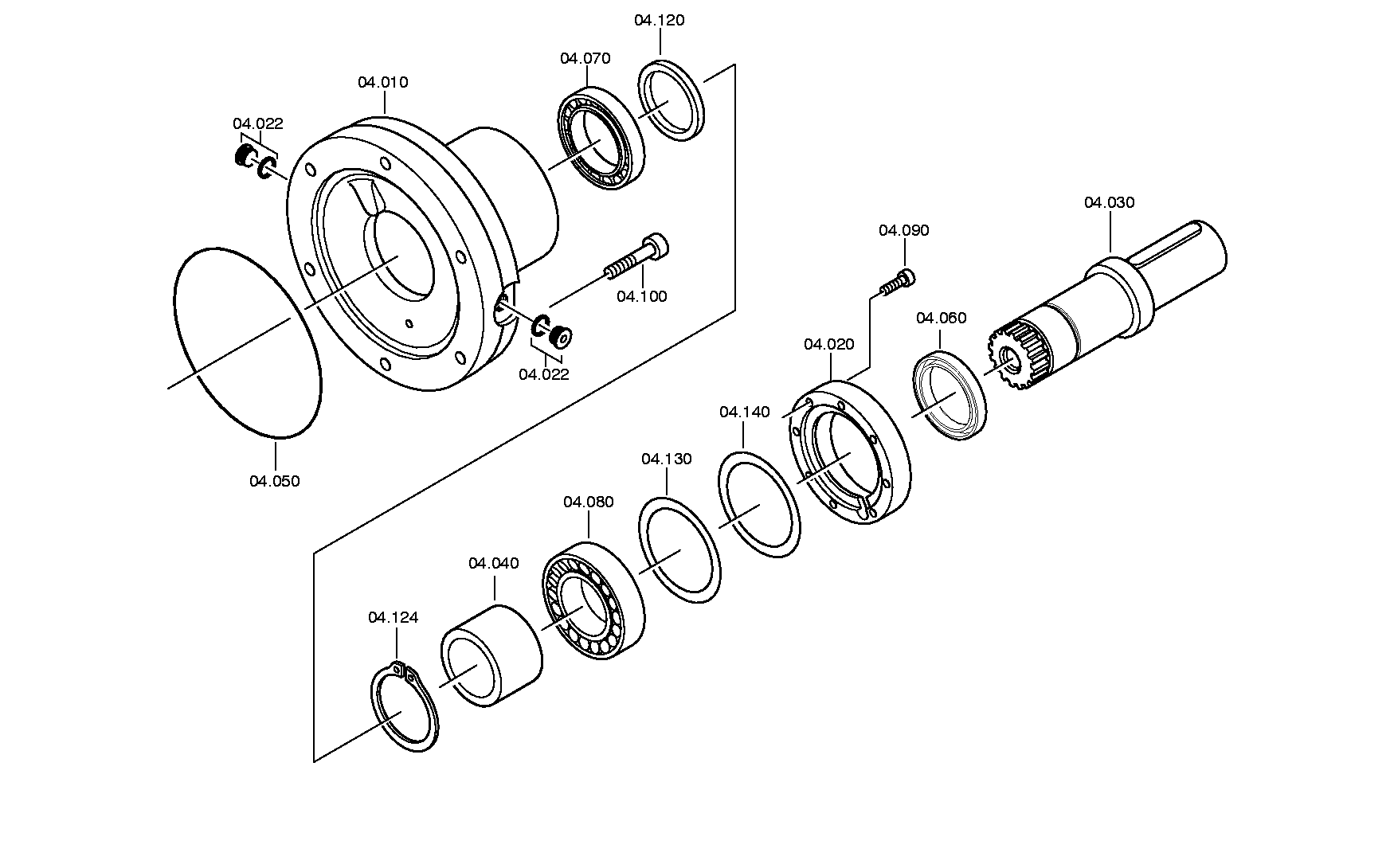 Technical drawing of JAGUAR CARS LTD. 1217140 RECTANGULAR RING with dimensions and layout