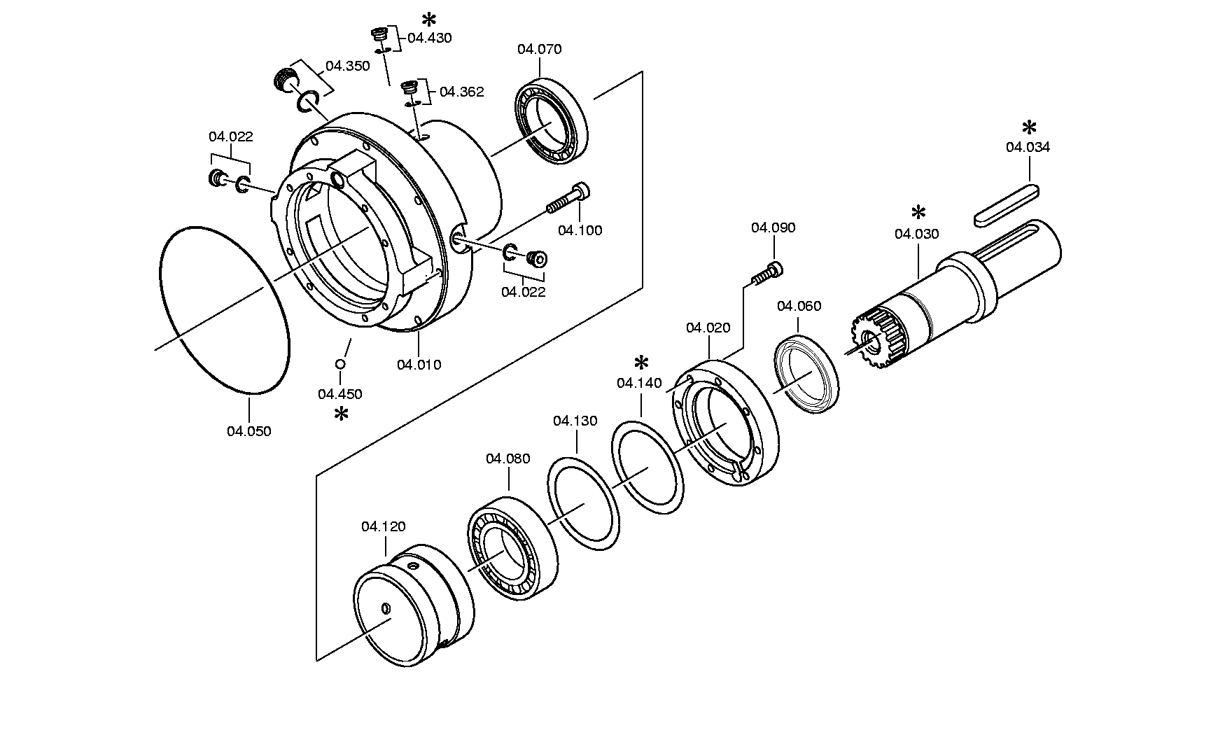 drawing for ZF 4161104304 - OUTPUT