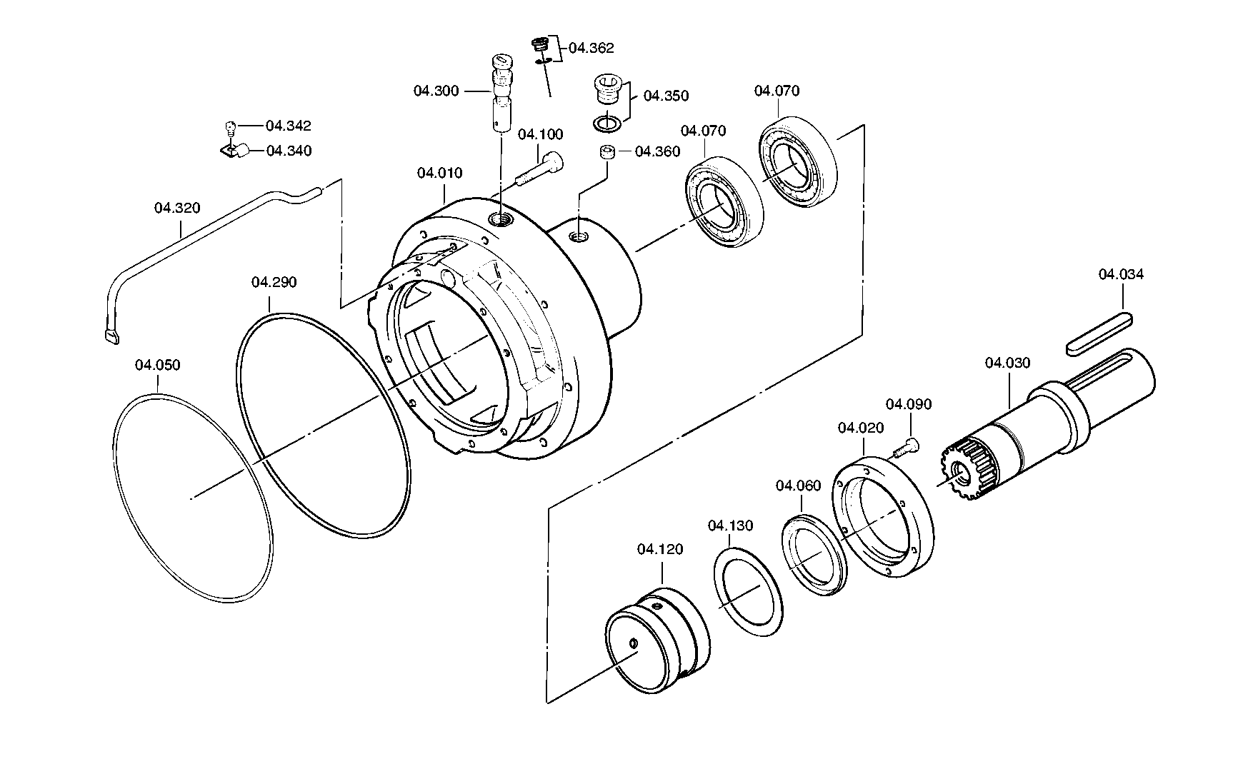 drawing for ZF 4161104280 - OUTPUT