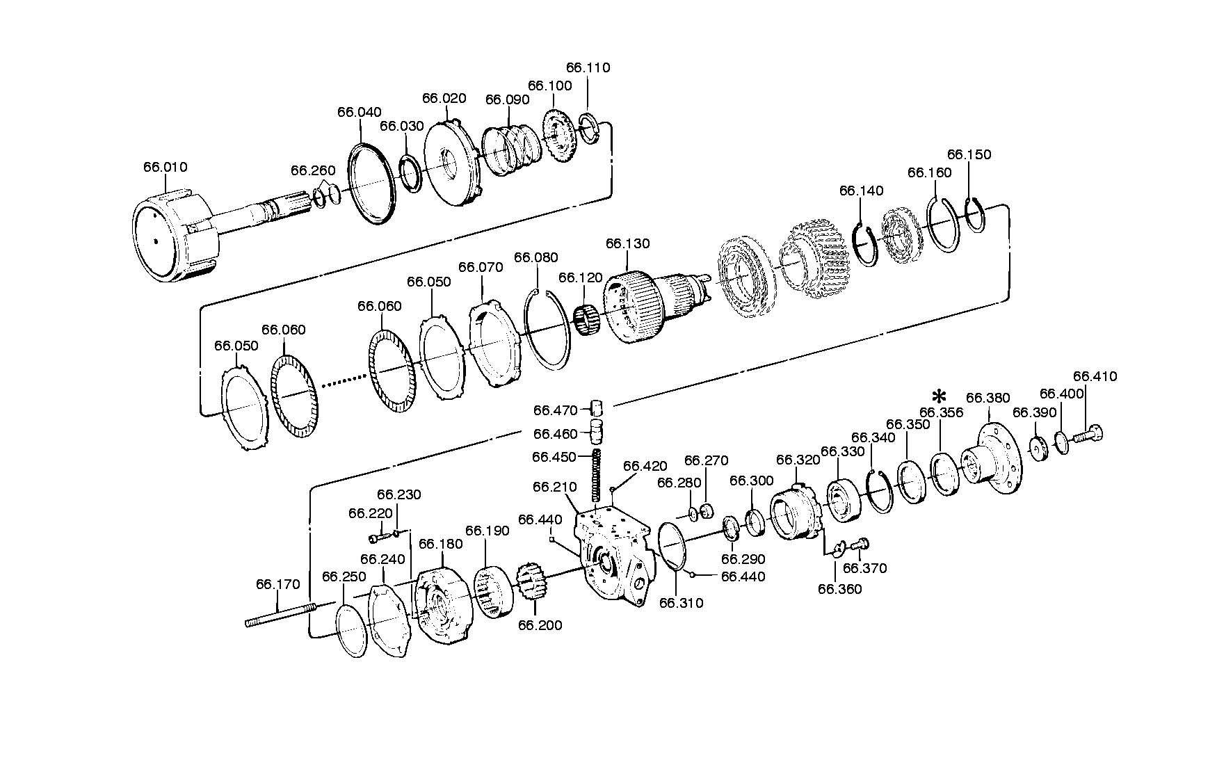 drawing for DAIMLER AG A0002641047 - INNER CLUTCH DISC