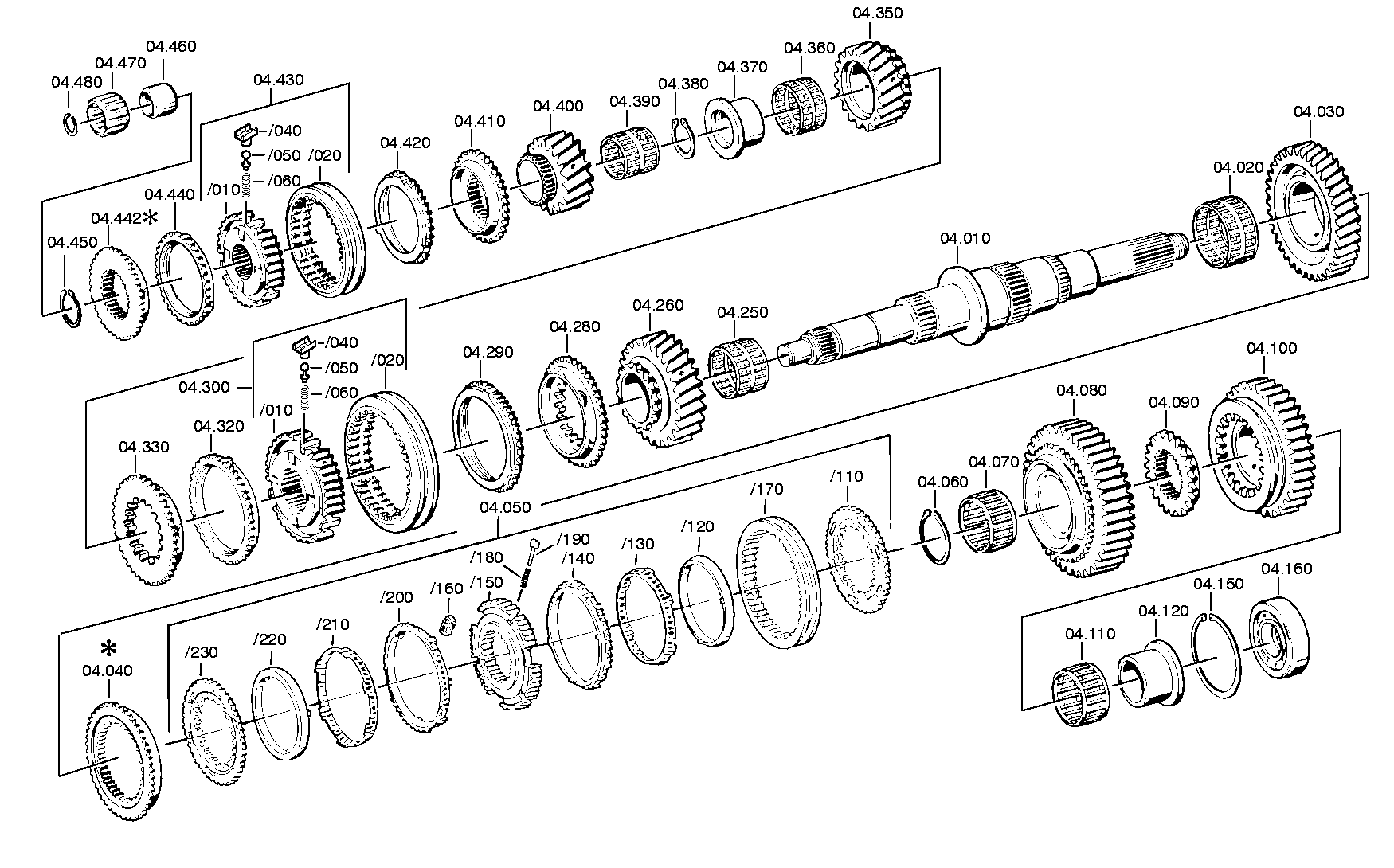 drawing for PONTICELLI 7984486 - NEEDLE CAGE