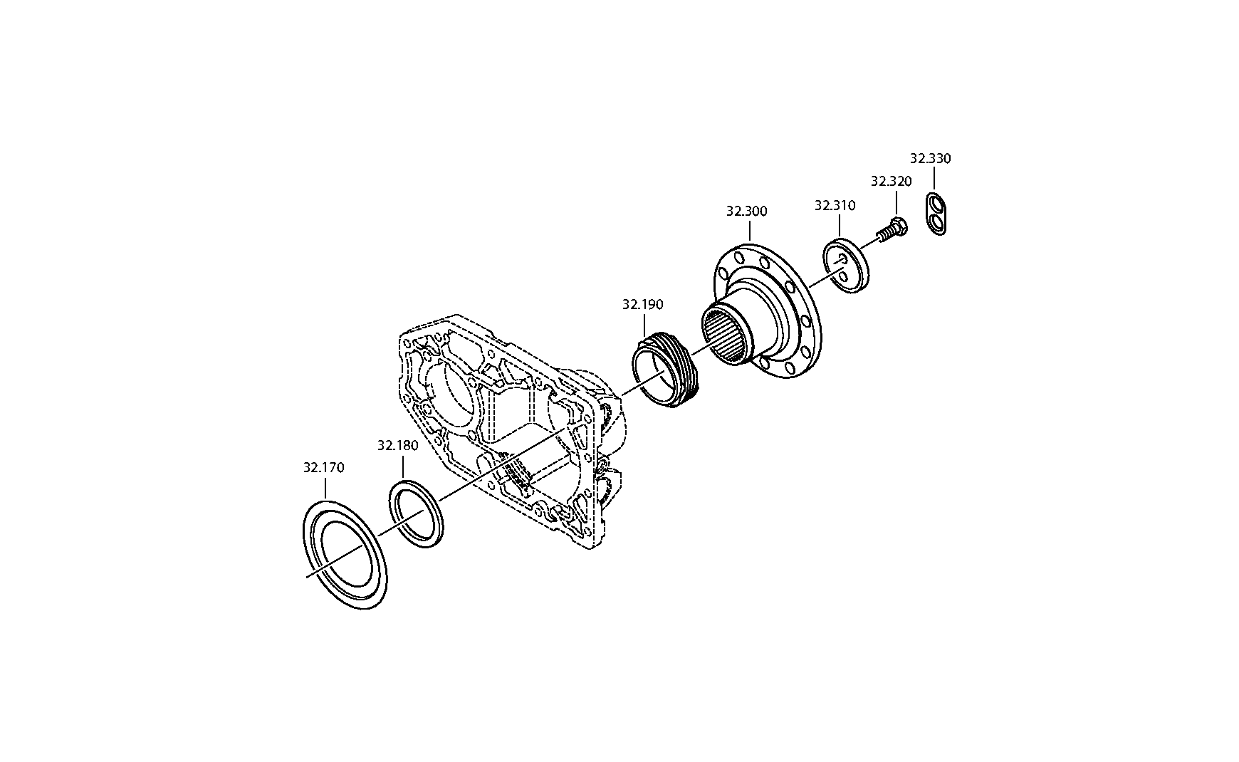 drawing for TERBERG BENSCHOP B.V. A0002601197 - PLANET GEAR SET