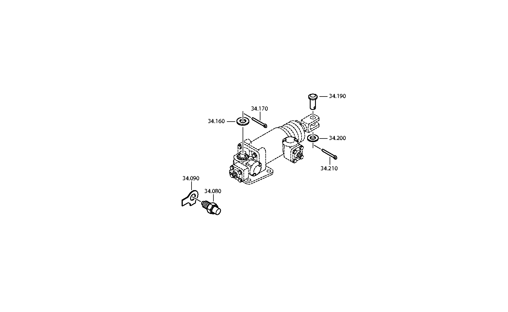 drawing for DAIMLER AG A0002600162 - SUSPENSION