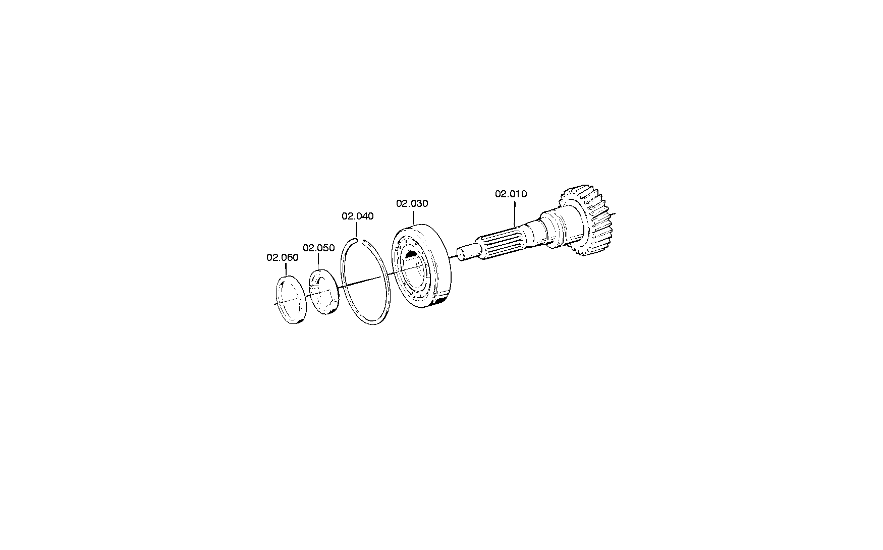 drawing for S.N.V.I.-C.V.I. 0001119334 - CYLINDER ROLLER BEARING