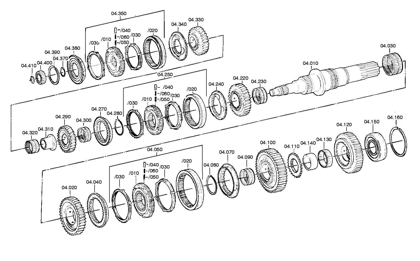 drawing for LEYLAND 100CP1987 - NEEDLE CAGE