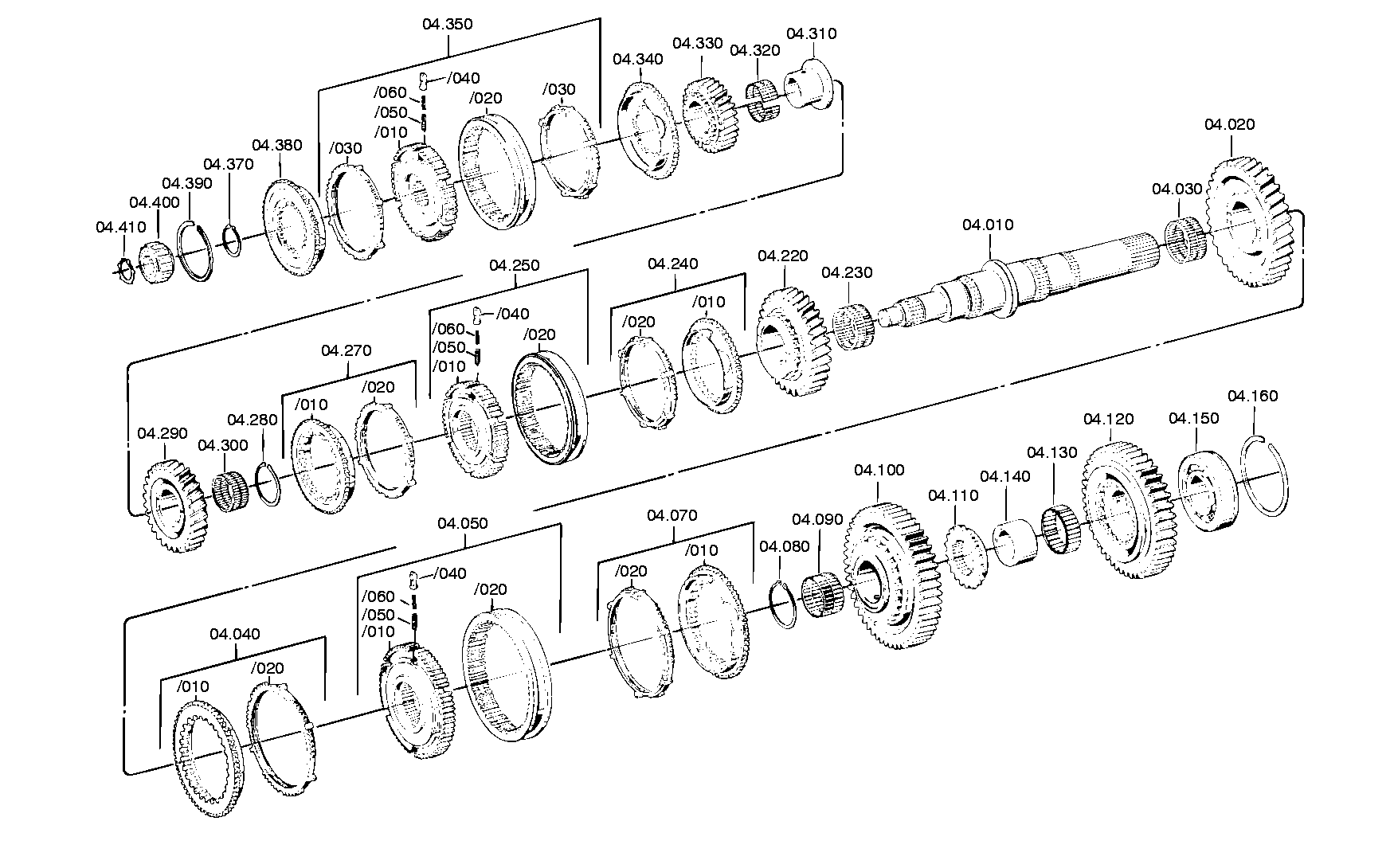 Technical drawing of DAIMLER AG A0059819910 NEEDLE CAGE with dimensions and layout (figure 2)