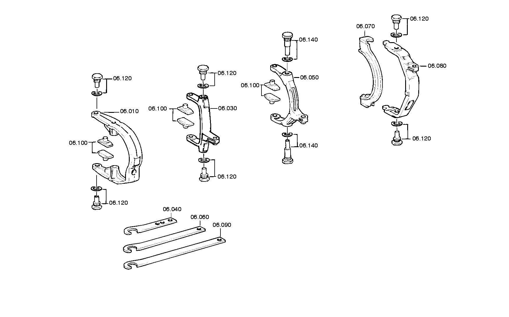 drawing for IVECO 5000560688 - GEARSHIFT CLAMP