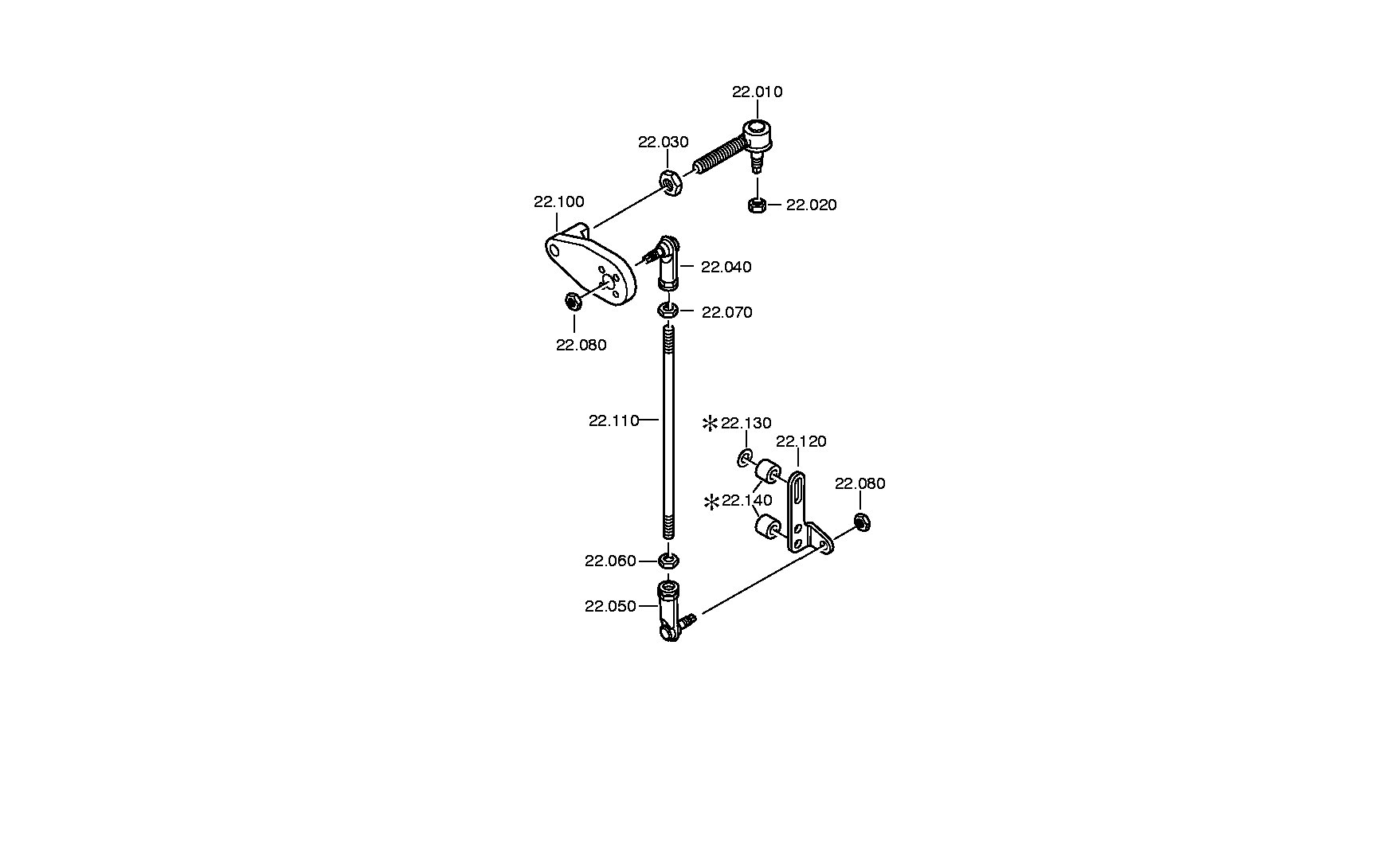 drawing for DAIMLER AG A0002601475 - CONNECTING PART