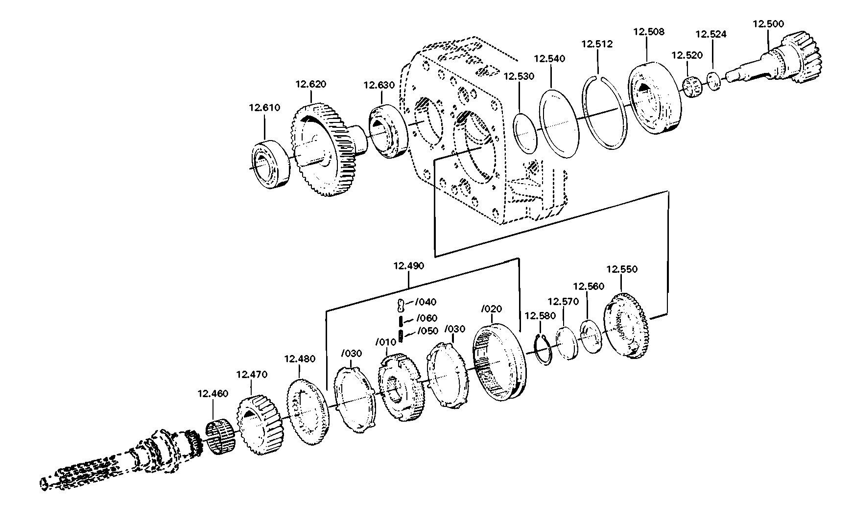 drawing for IVECO 623227 - HOUSING