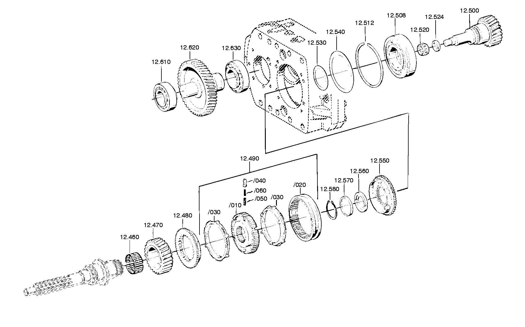 drawing for DAIMLER BUSES 66913560000 - CYLINDER ROLLER BEARING