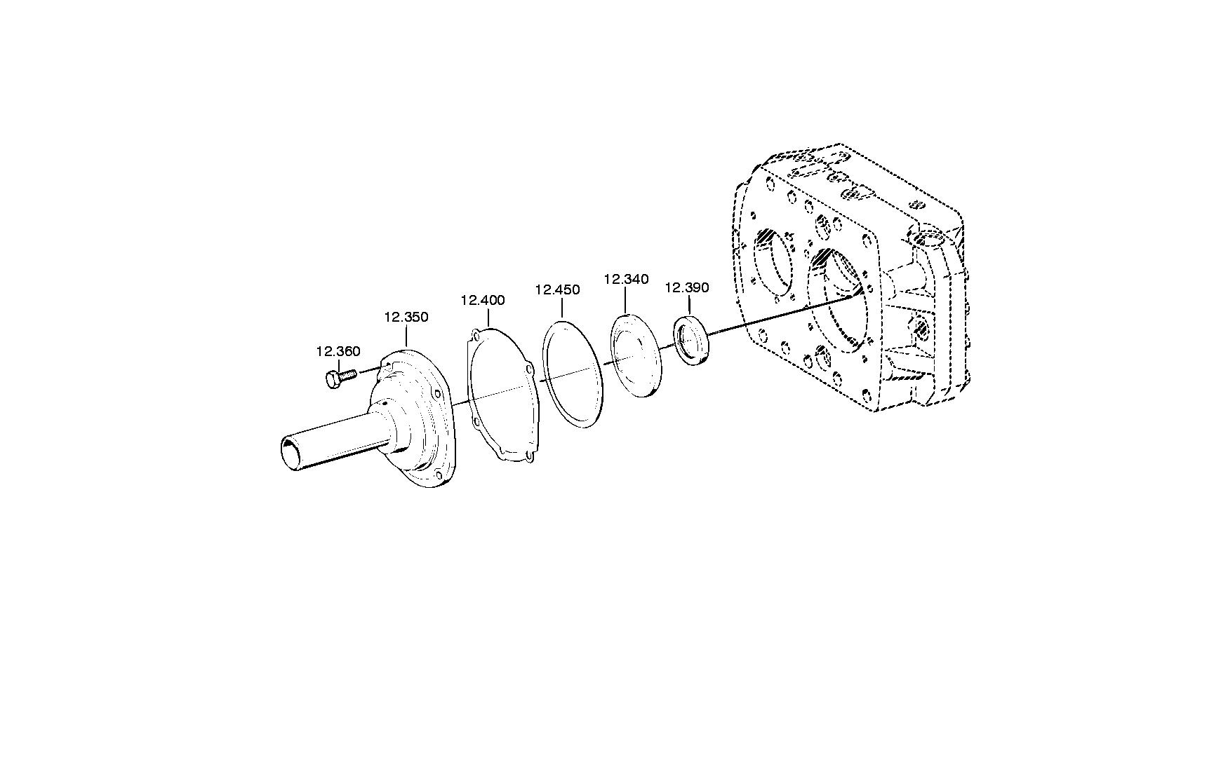 drawing for IVECO 08193596 - HOUSING