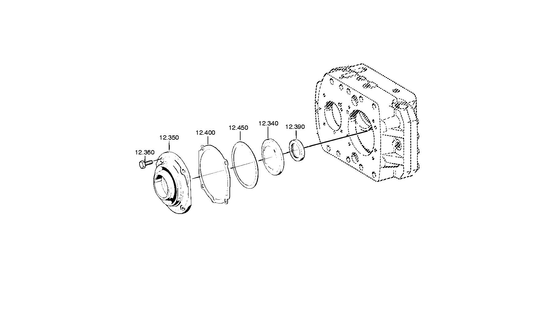 drawing for IVECO 08193596 - HOUSING