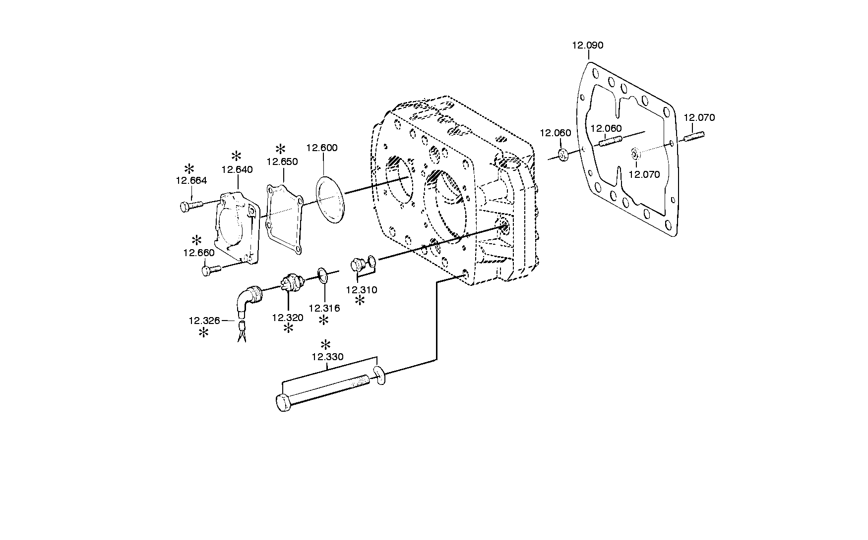 drawing for IVECO 5000802808 - PLATE