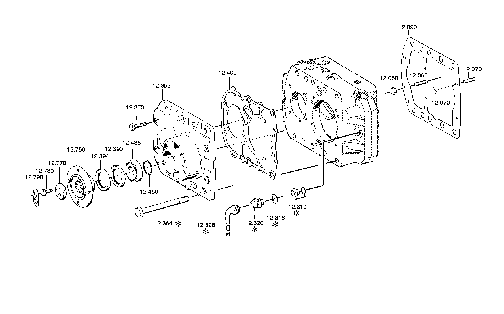 drawing for DAF 1375263 - TA.ROLLER BEARING