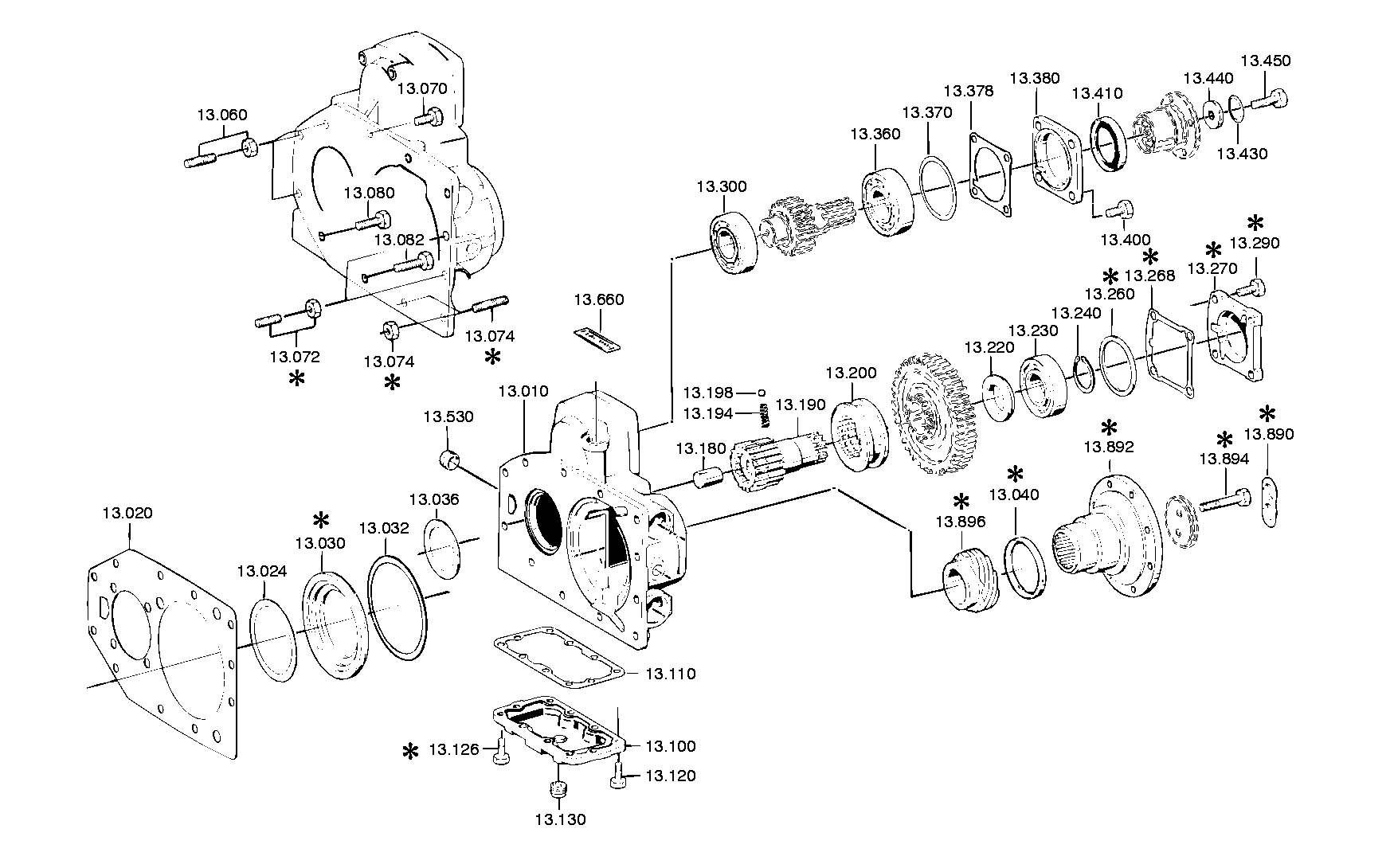 drawing for IVECO 5001855992 - SPUR GEAR