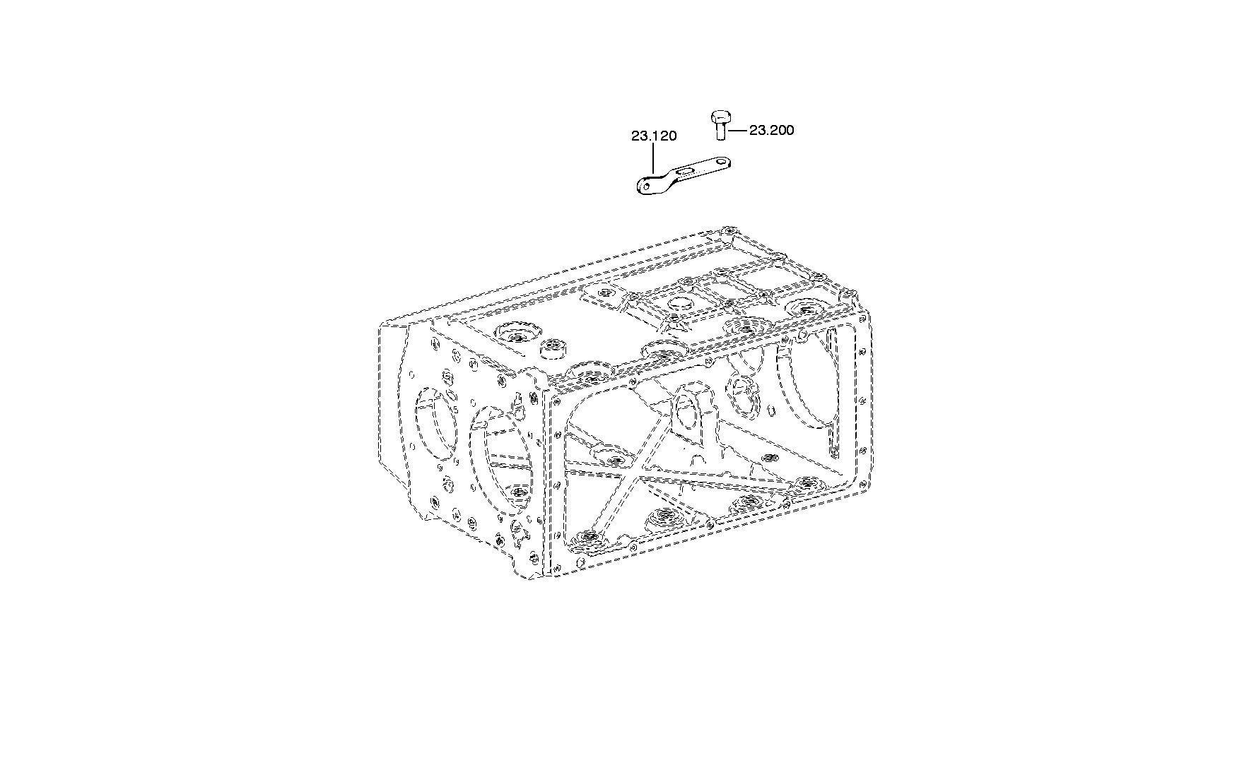 drawing for DAIMLER AG 0002606263 - SHIFT CYLINDER