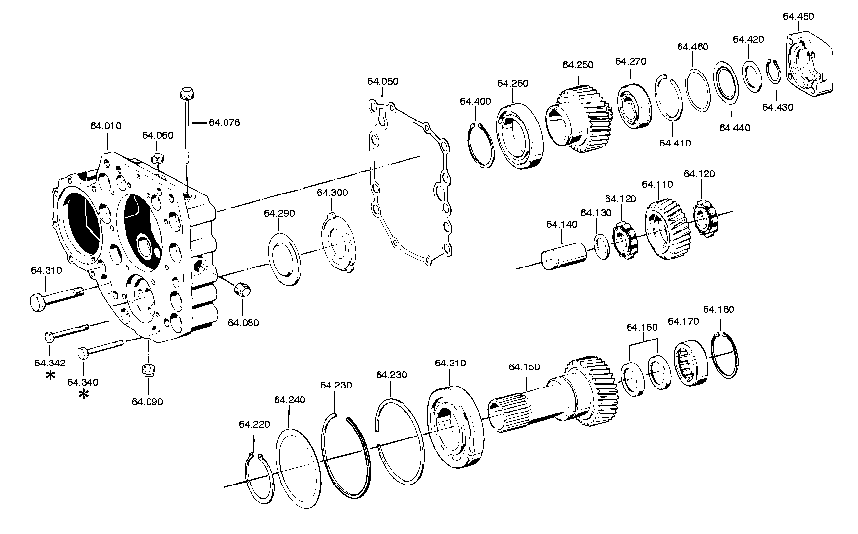 drawing for DAIMLER AG A0089816201 - BEARING